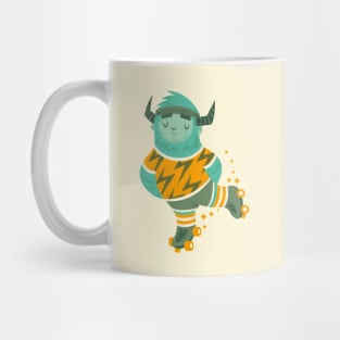 Roller Skating Yeti Mug